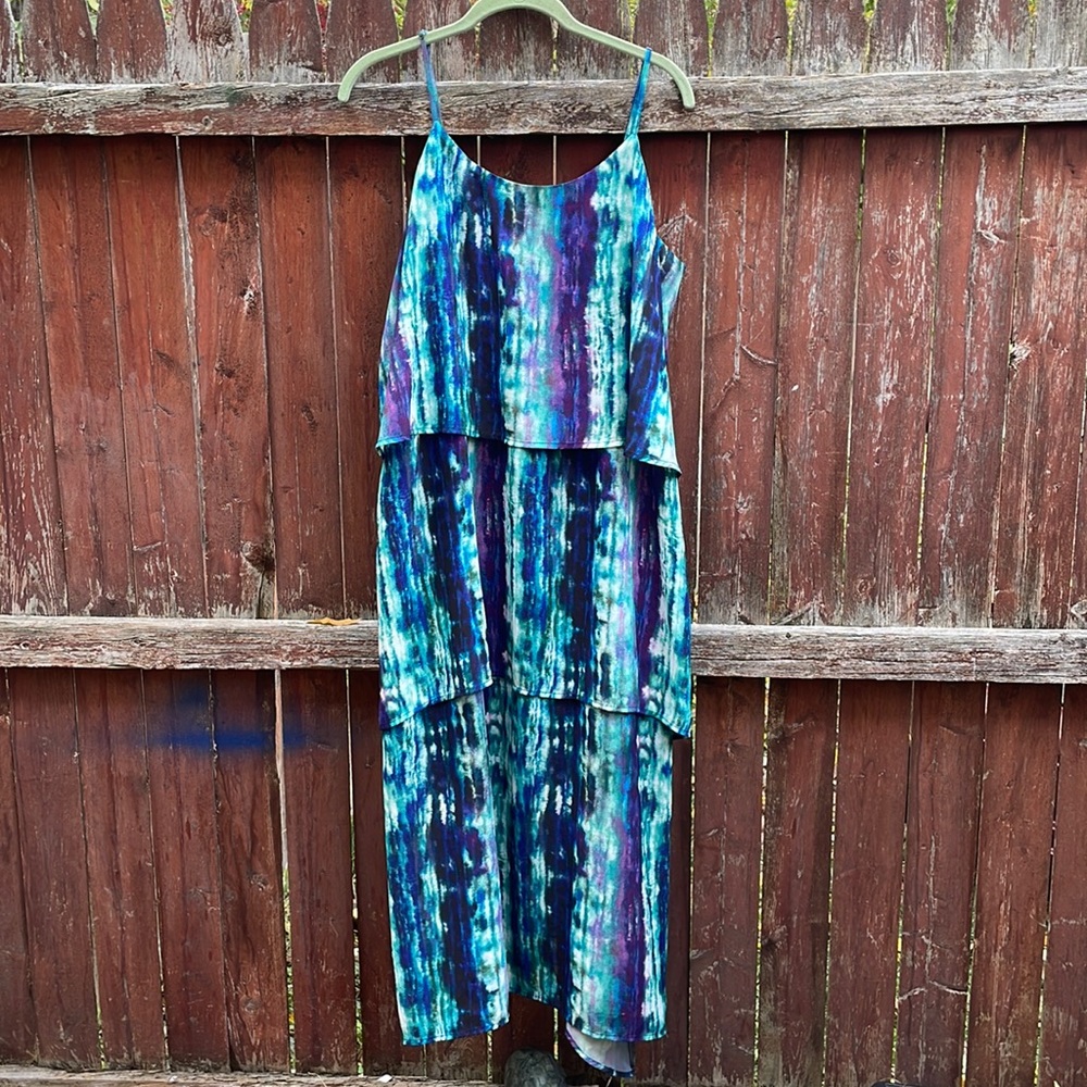 Mossimo Tiered Maxi Dress | size XL